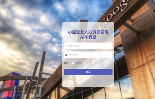 基于微信小程序的小型企业人力资源管理小程序 计算机毕业设计